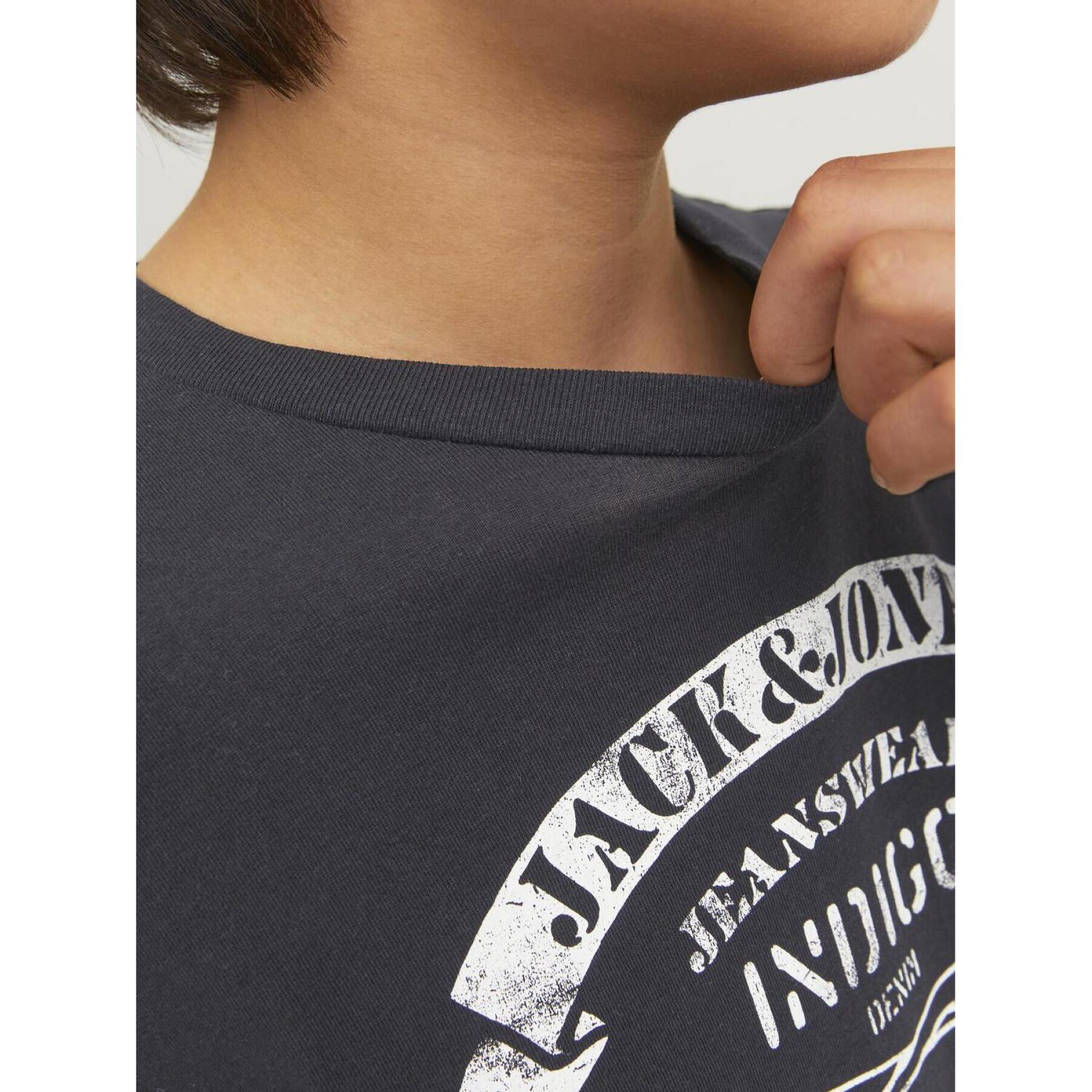 T-shirt de manga comprida com gola redonda para criança Jack & Jones Jeans