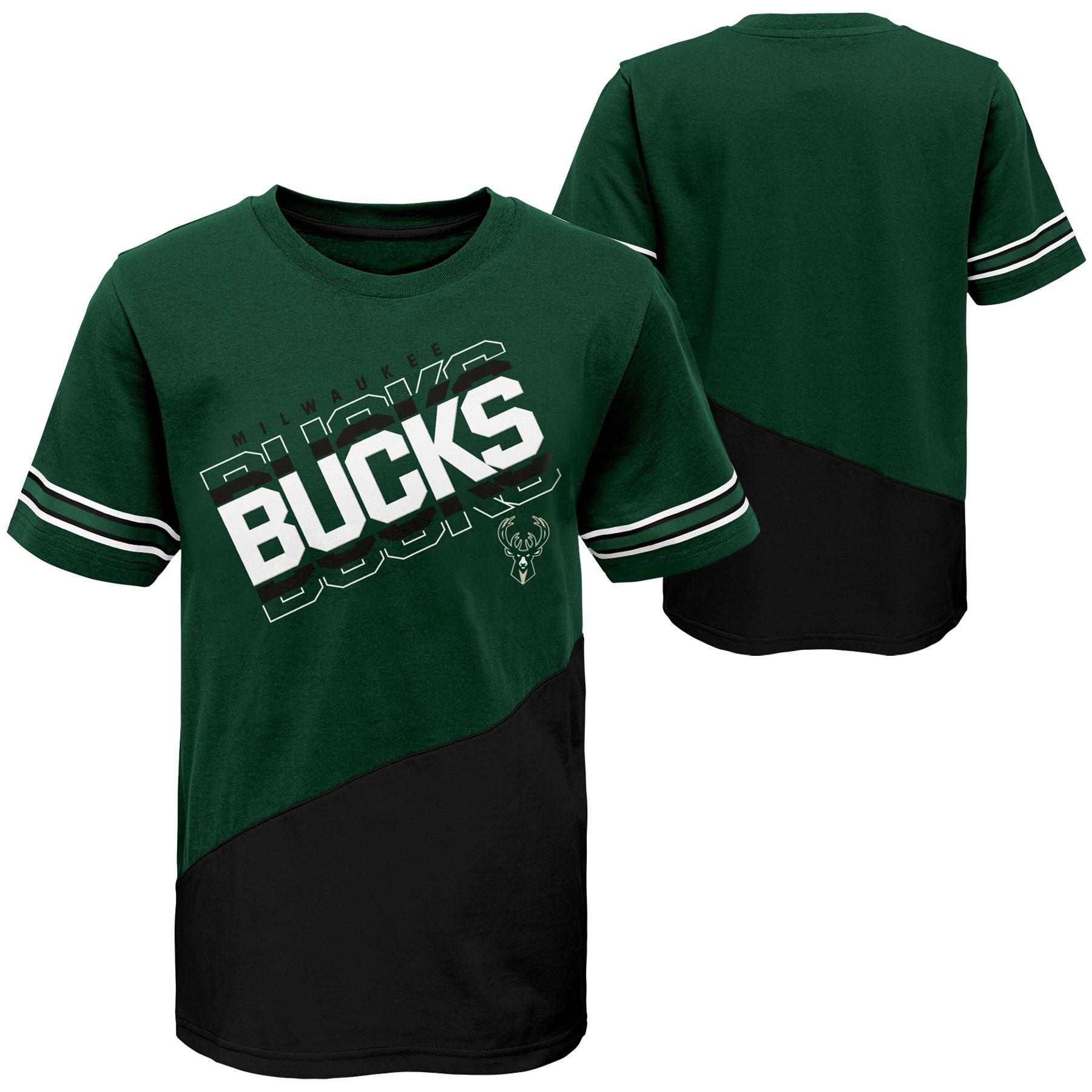 T-shirt criança Outerstuff Milwaukee Bucks