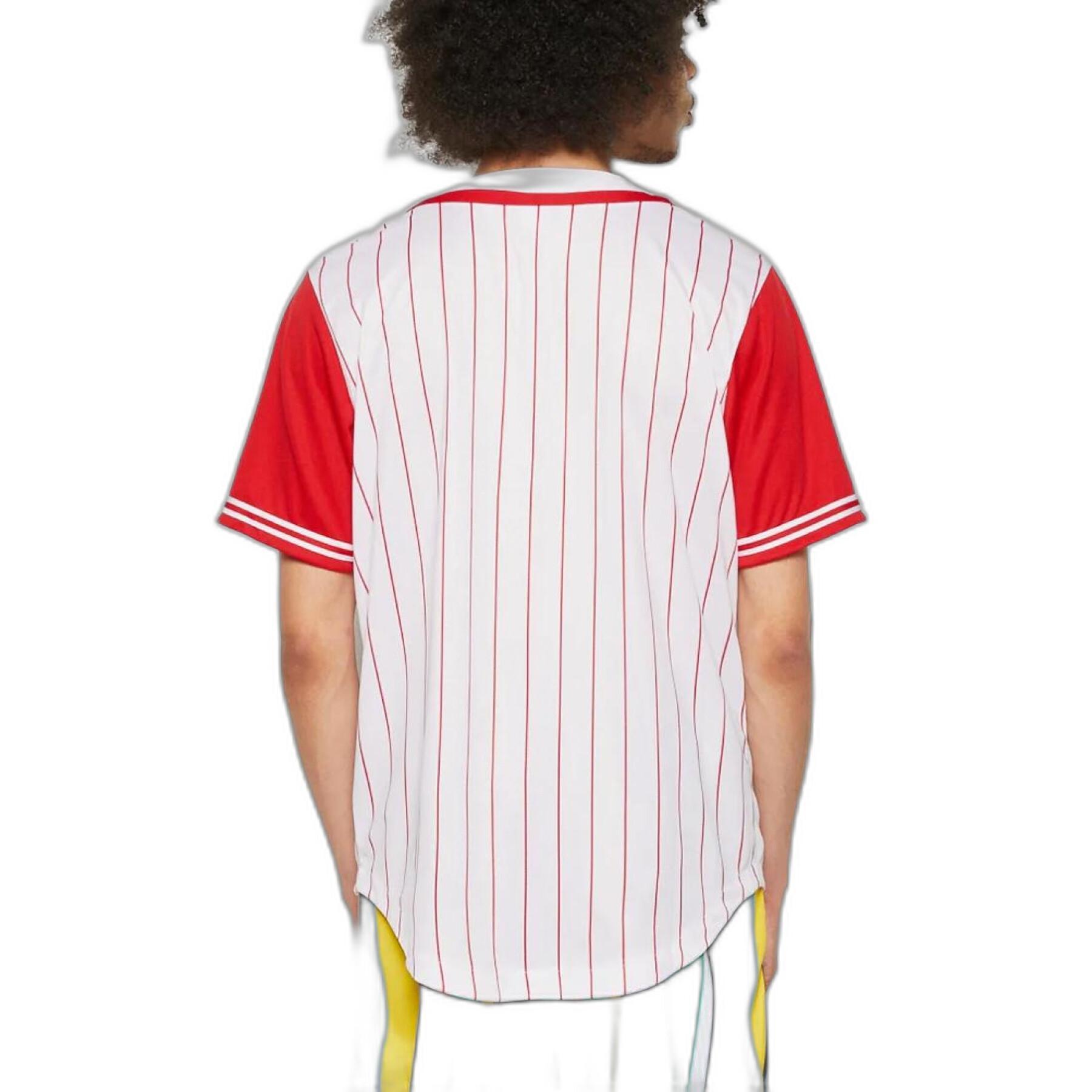 T-shirt Karl Kani Varsity Block Pinstripe Baseball