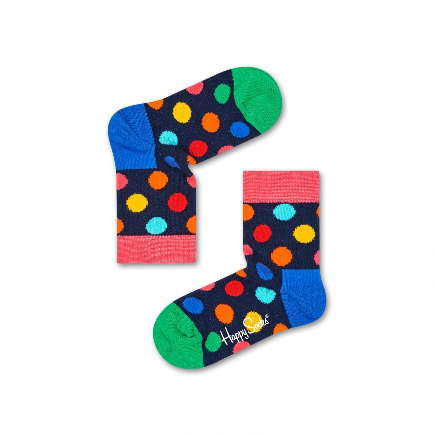 Meias para crianças Happy Socks Big Dot