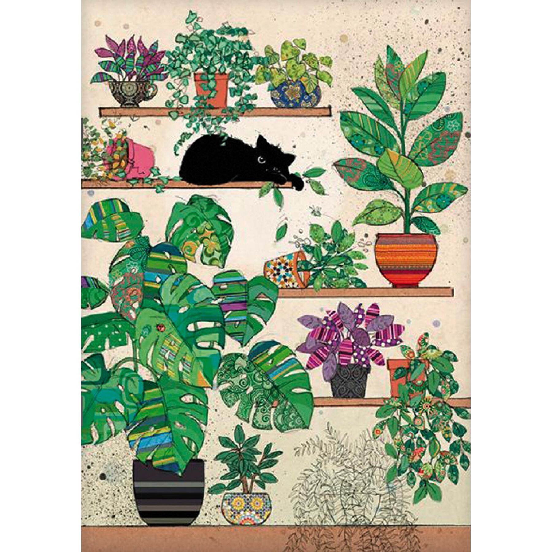 Caderno a5 plantas de gatinhos Kiub Bug Art