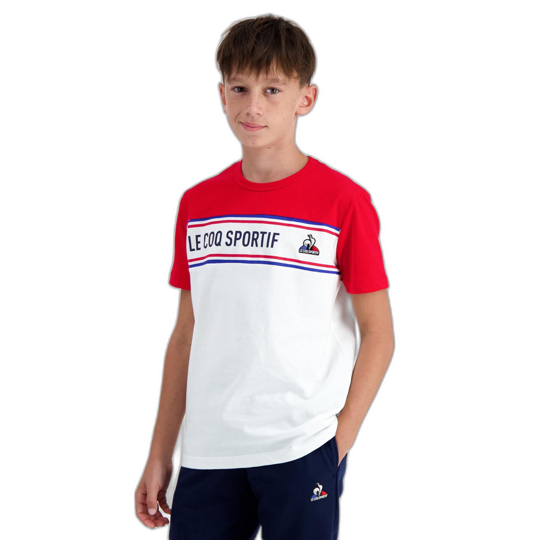T-shirt de criança Le Coq Sportif TRI N°2