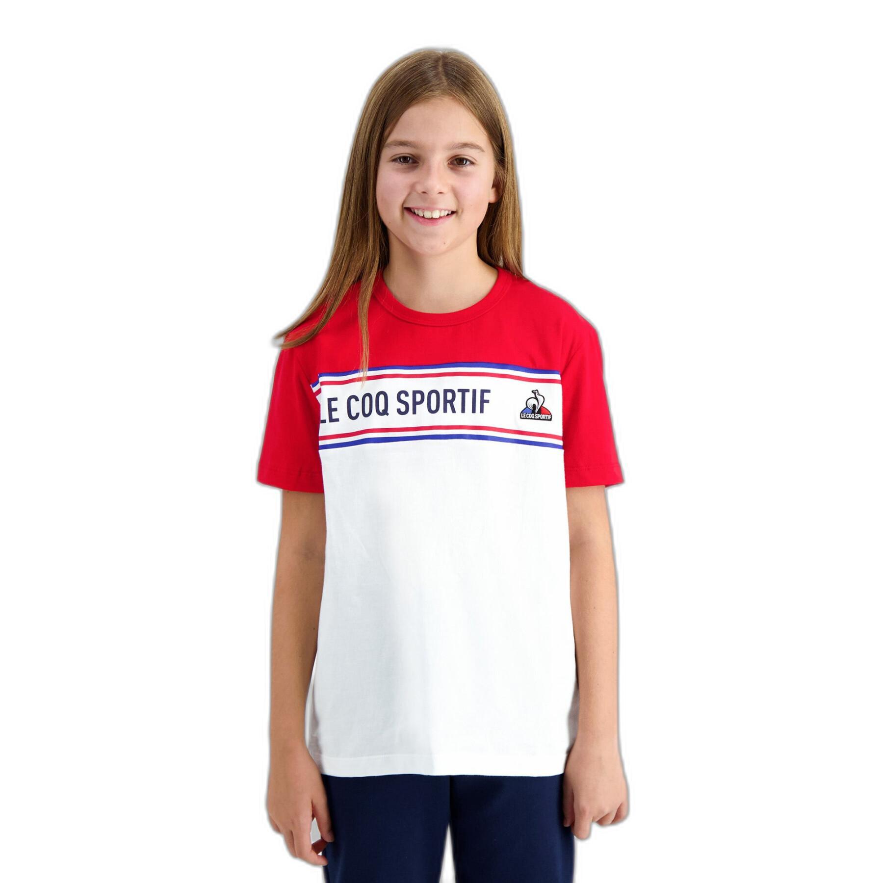 T-shirt de criança Le Coq Sportif TRI N°2