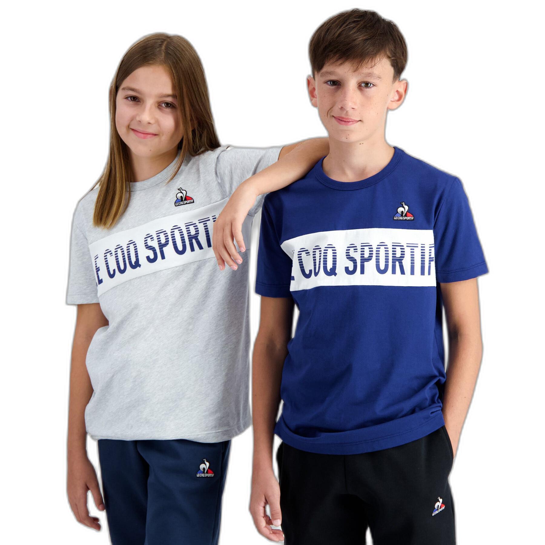 T-shirt de criança Le Coq Sportif BAT N°1