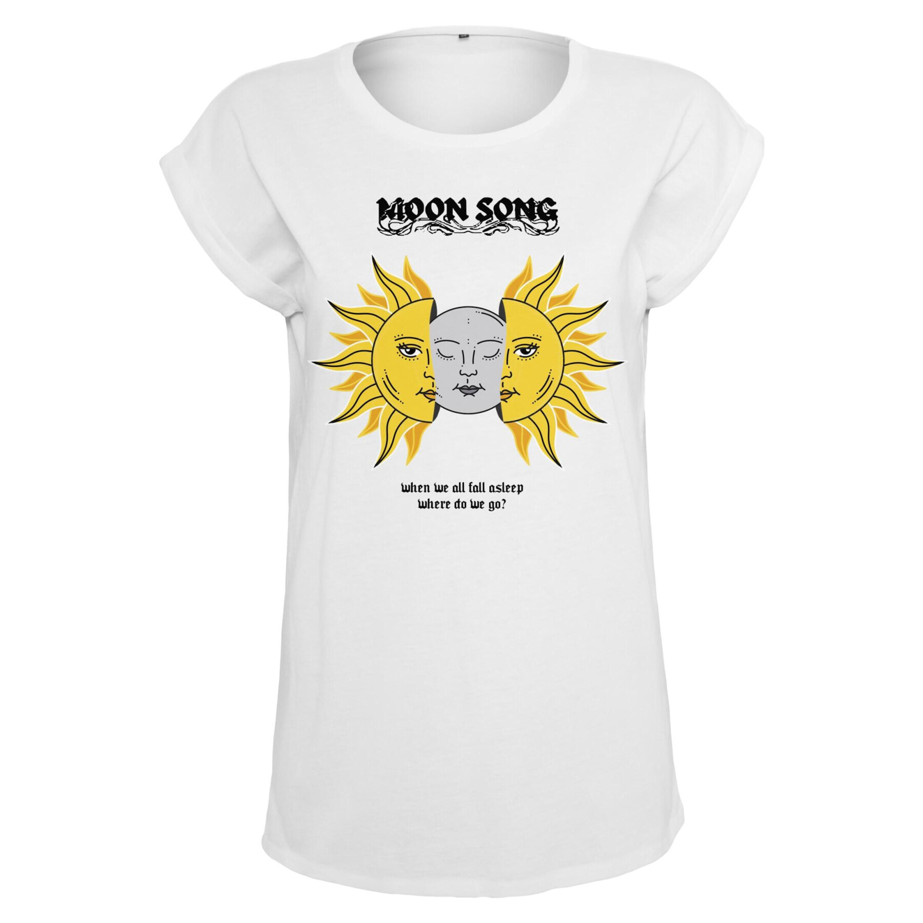 T-shirt de mulher Mister Tee Moon Song
