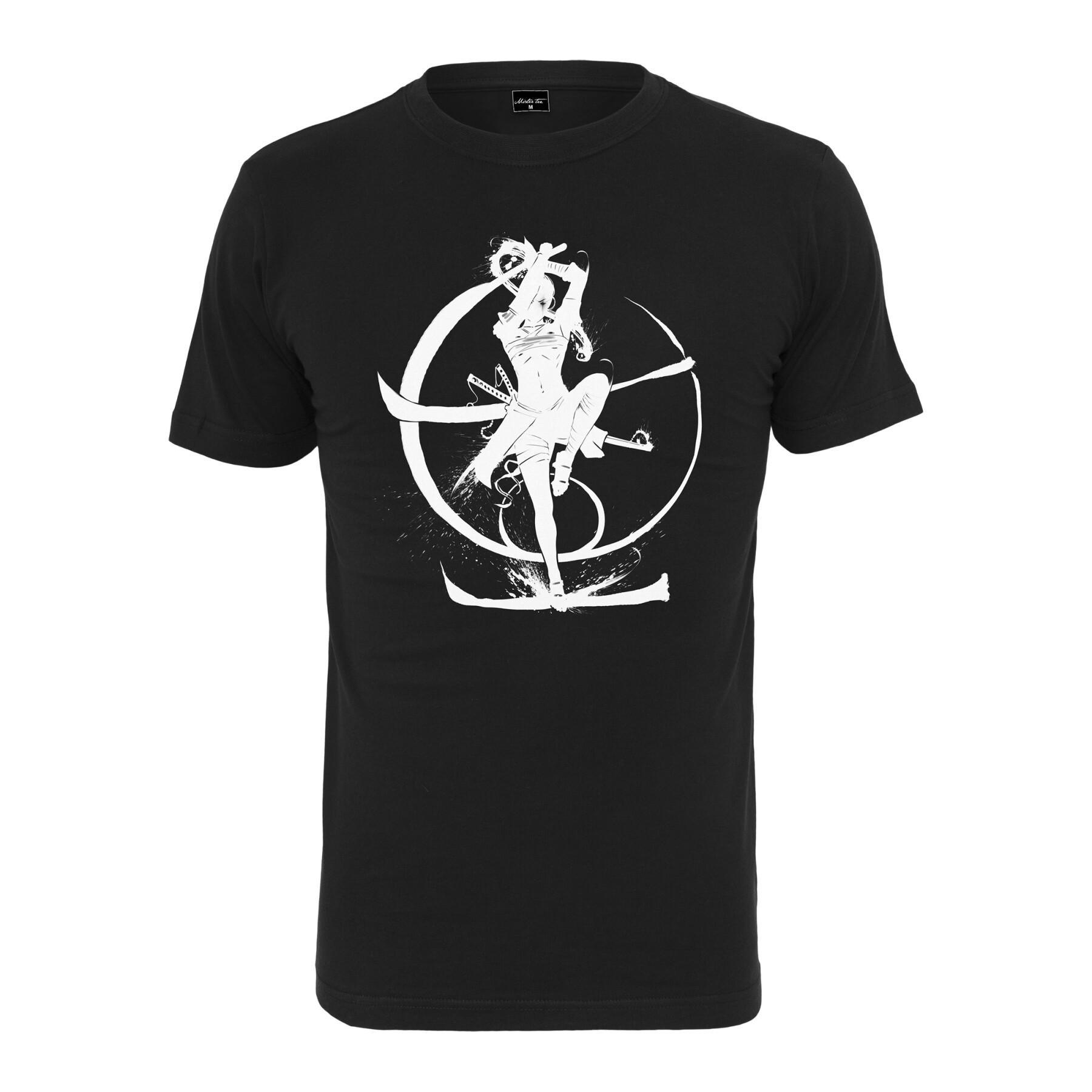 T-shirt Mister Tee white samurai