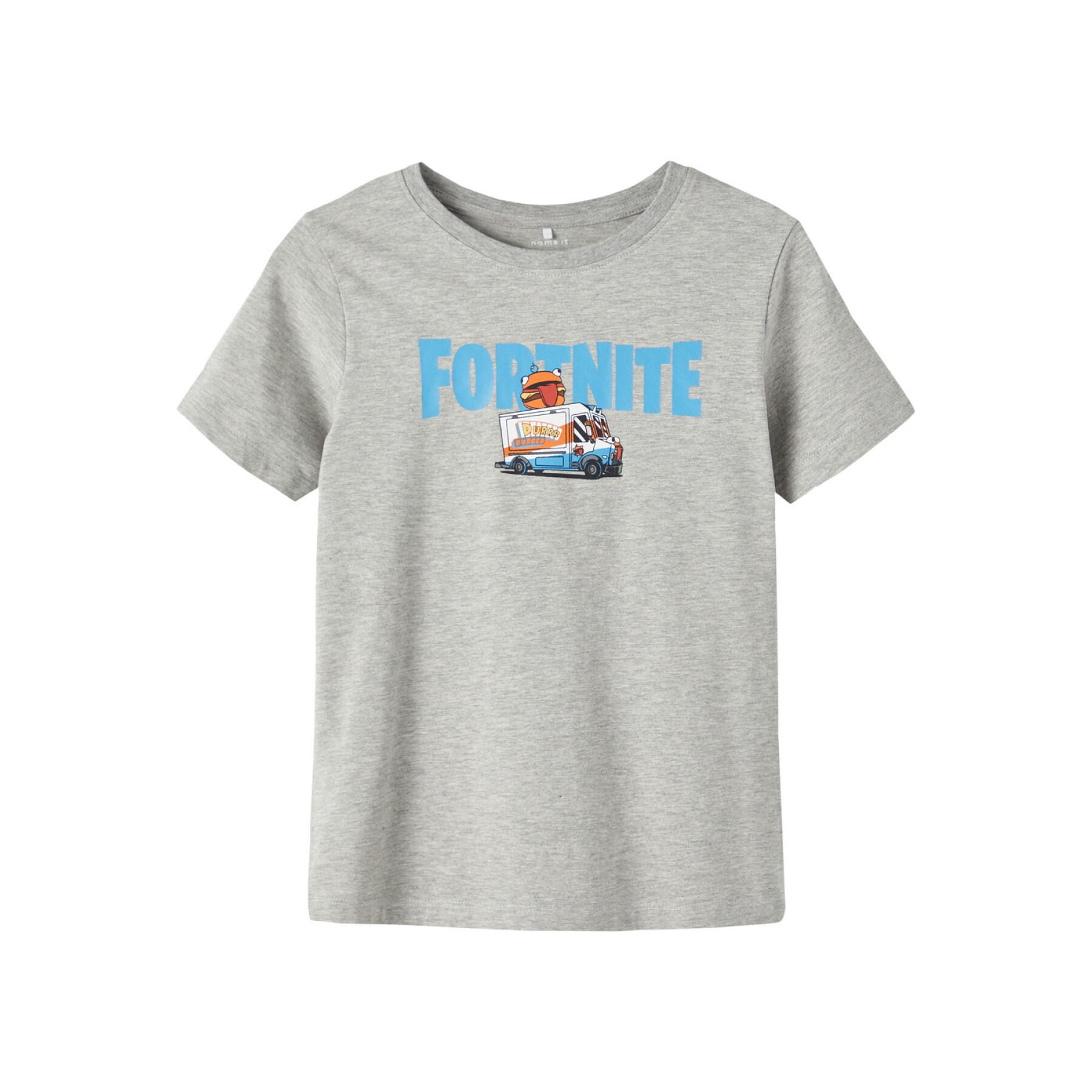 T-shirt de criança Name it Alonso Fortnite