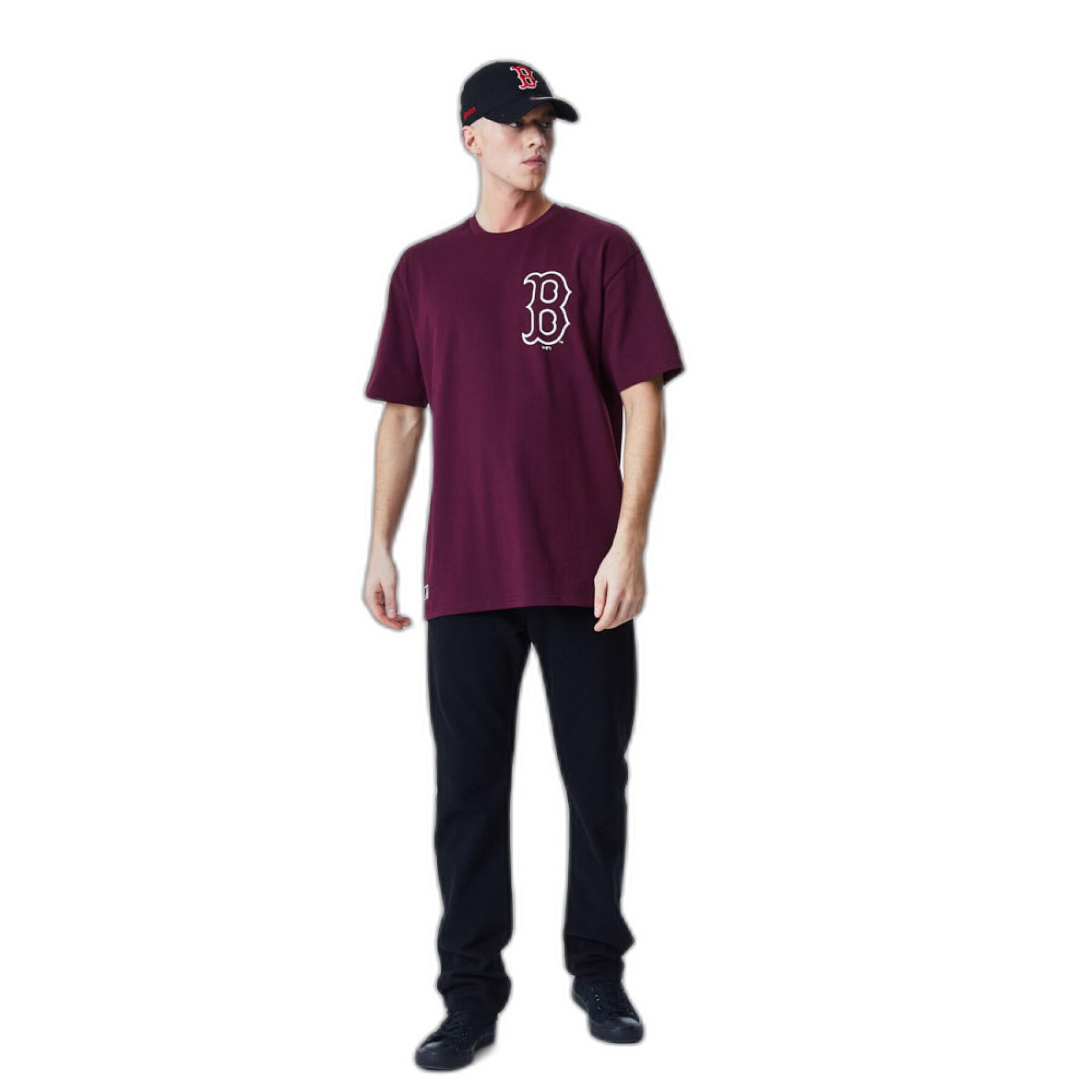 T-shirt oversize New Era d MLB Logo Boston Red Sox