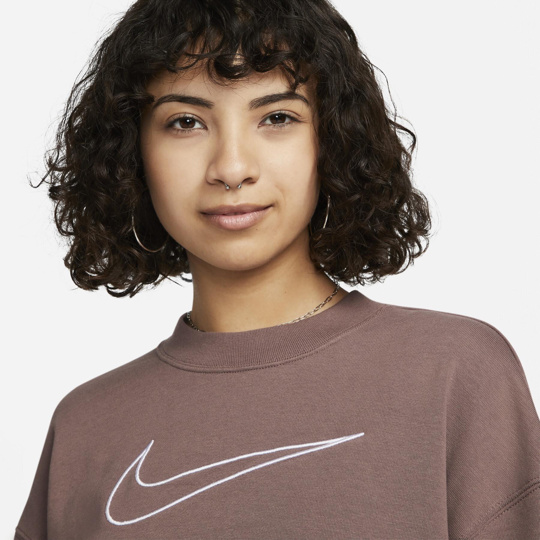 Sweatshirt pescoço redondo da mulher Nike Dri-Fit GT FT GX Essential
