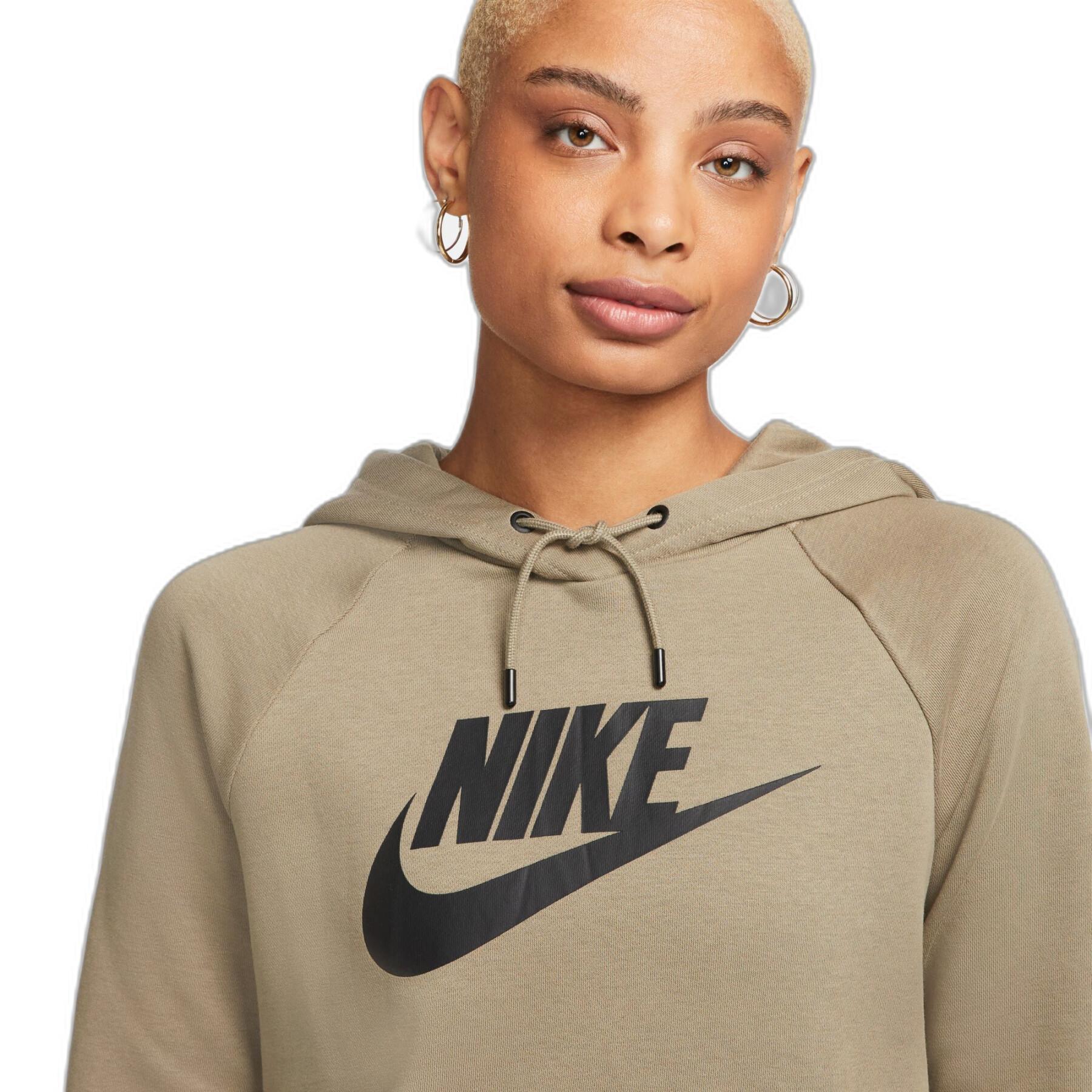 Camisola com capuz para mulheres Nike Sportswear Essential PO HBR