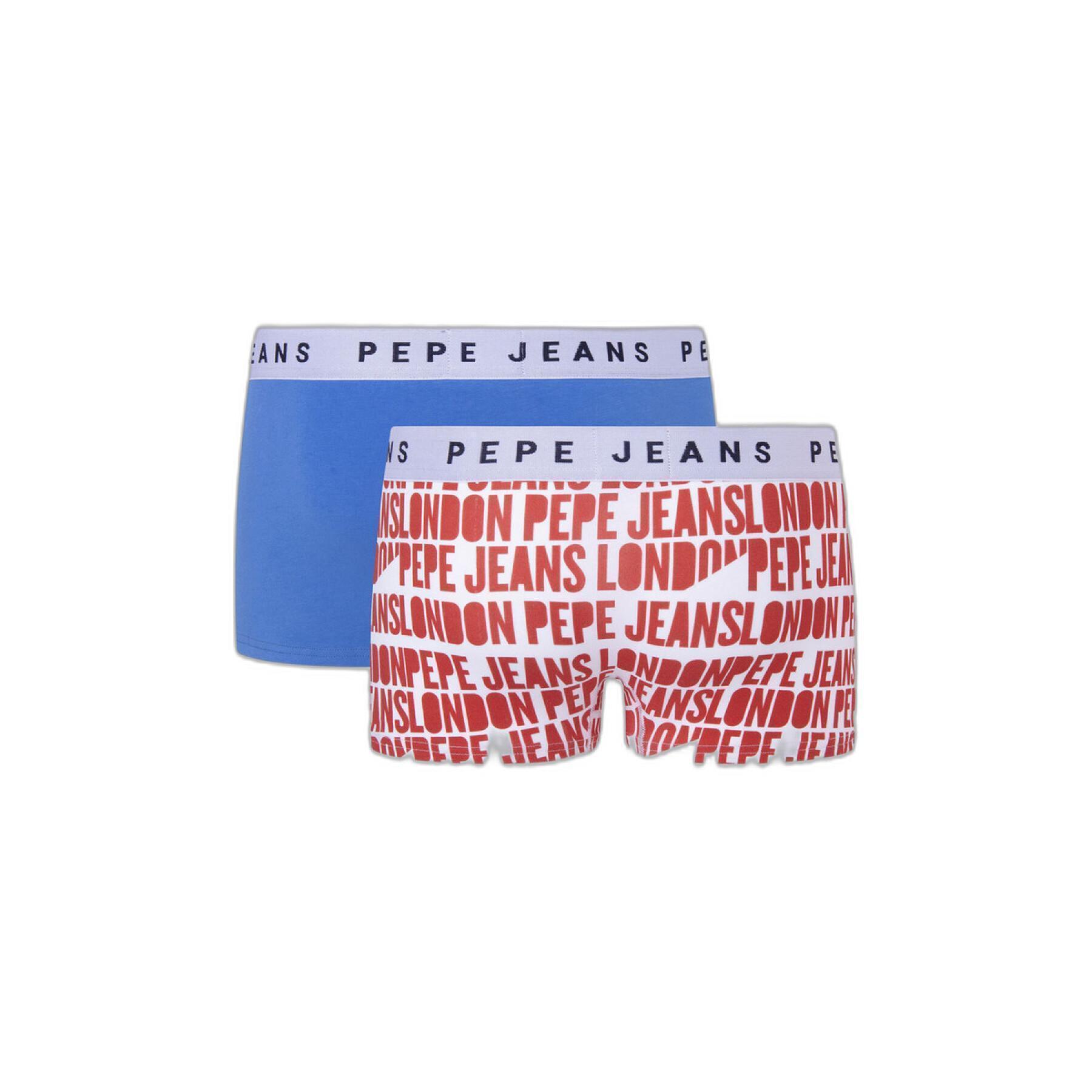 Boxers Pepe Jeans Jeans Allover Logo (x2)
