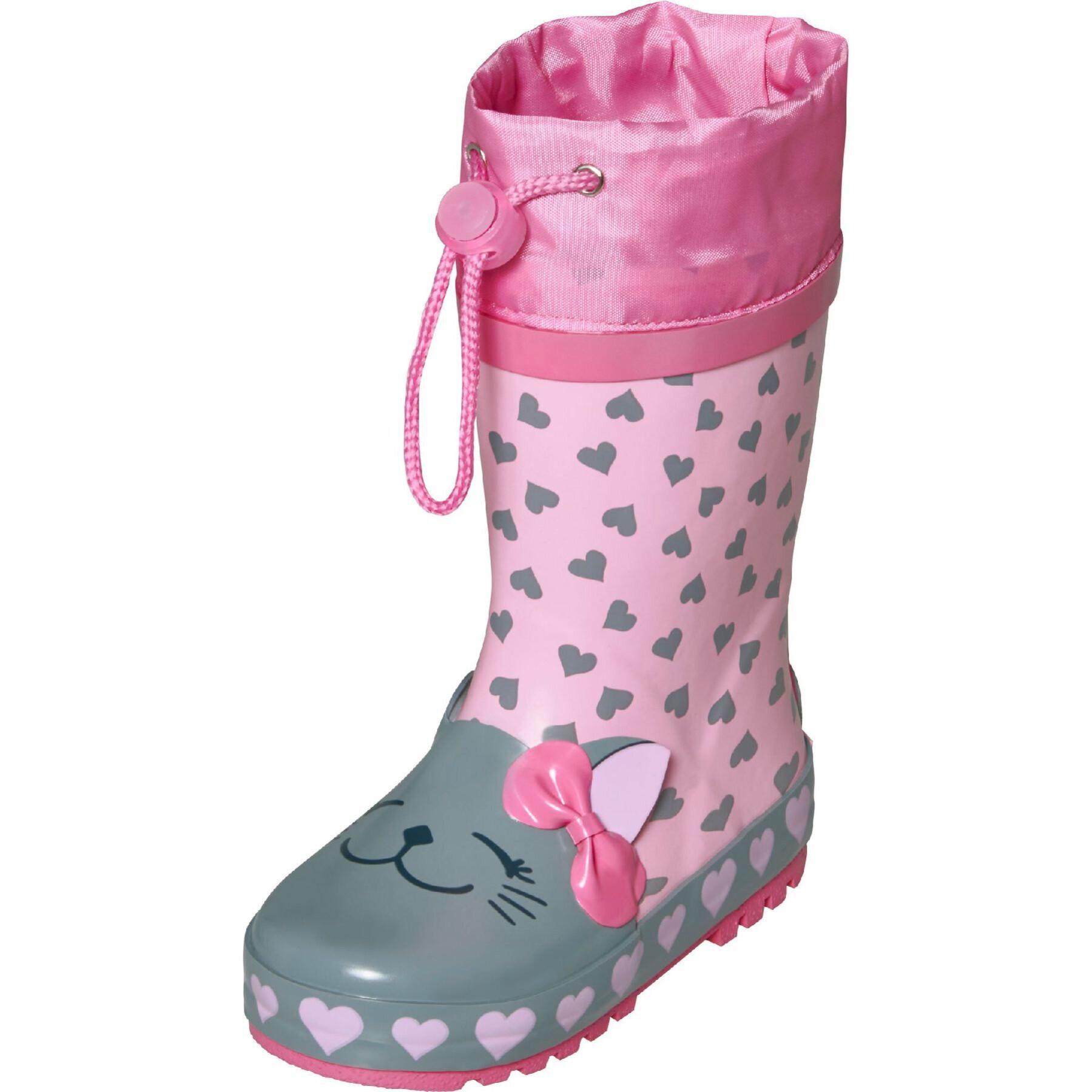 Botas de chuva de borracha para rapariga Playshoes Cat