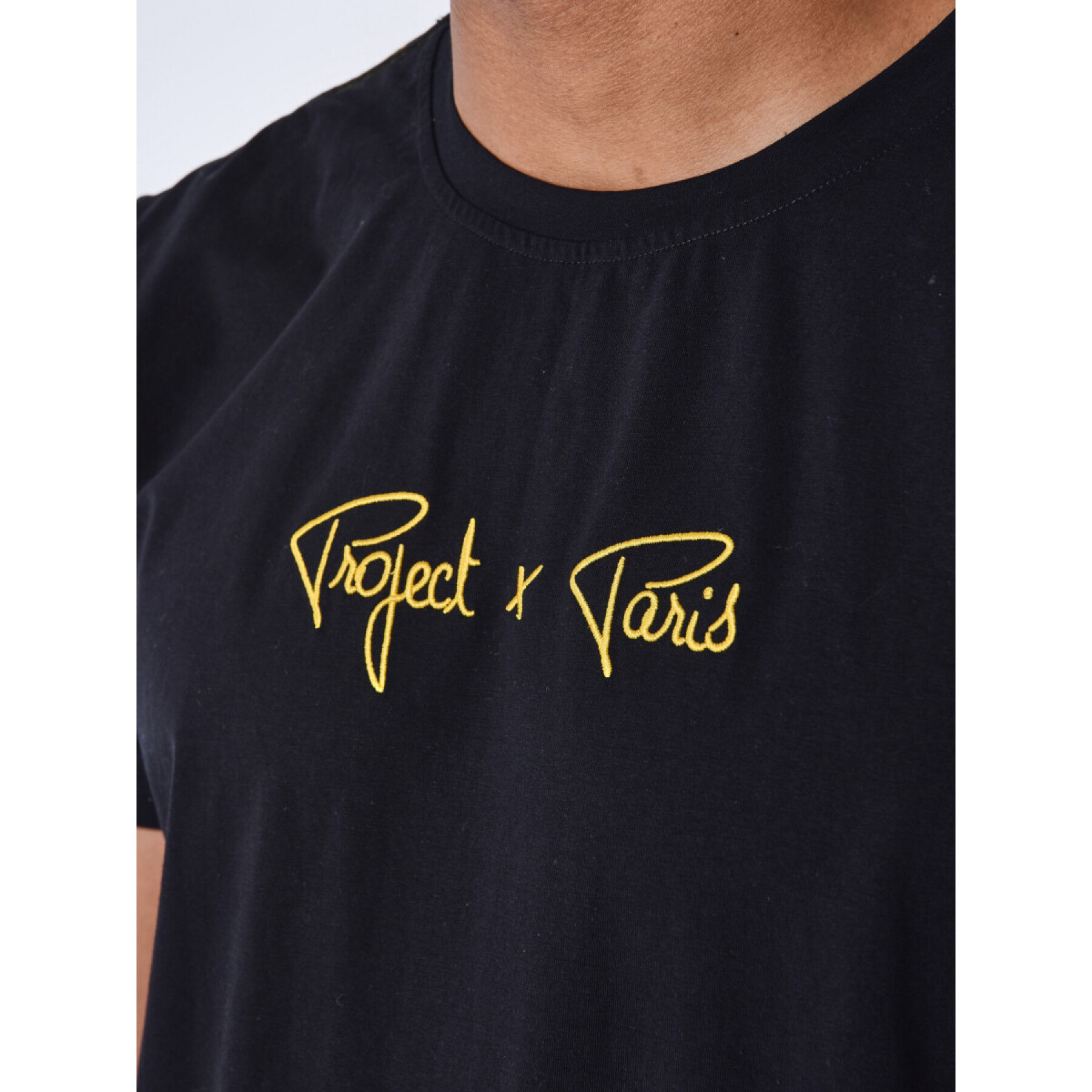 T-shirt clássica com logótipo bordado Project X Paris
