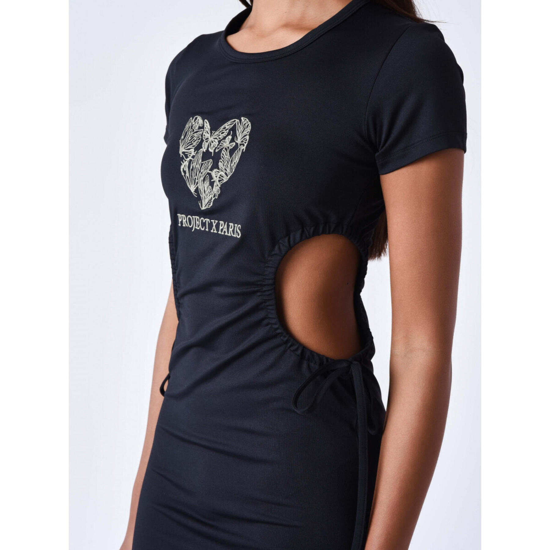 Vestido t-shirt borboleta para mulher Project X Paris