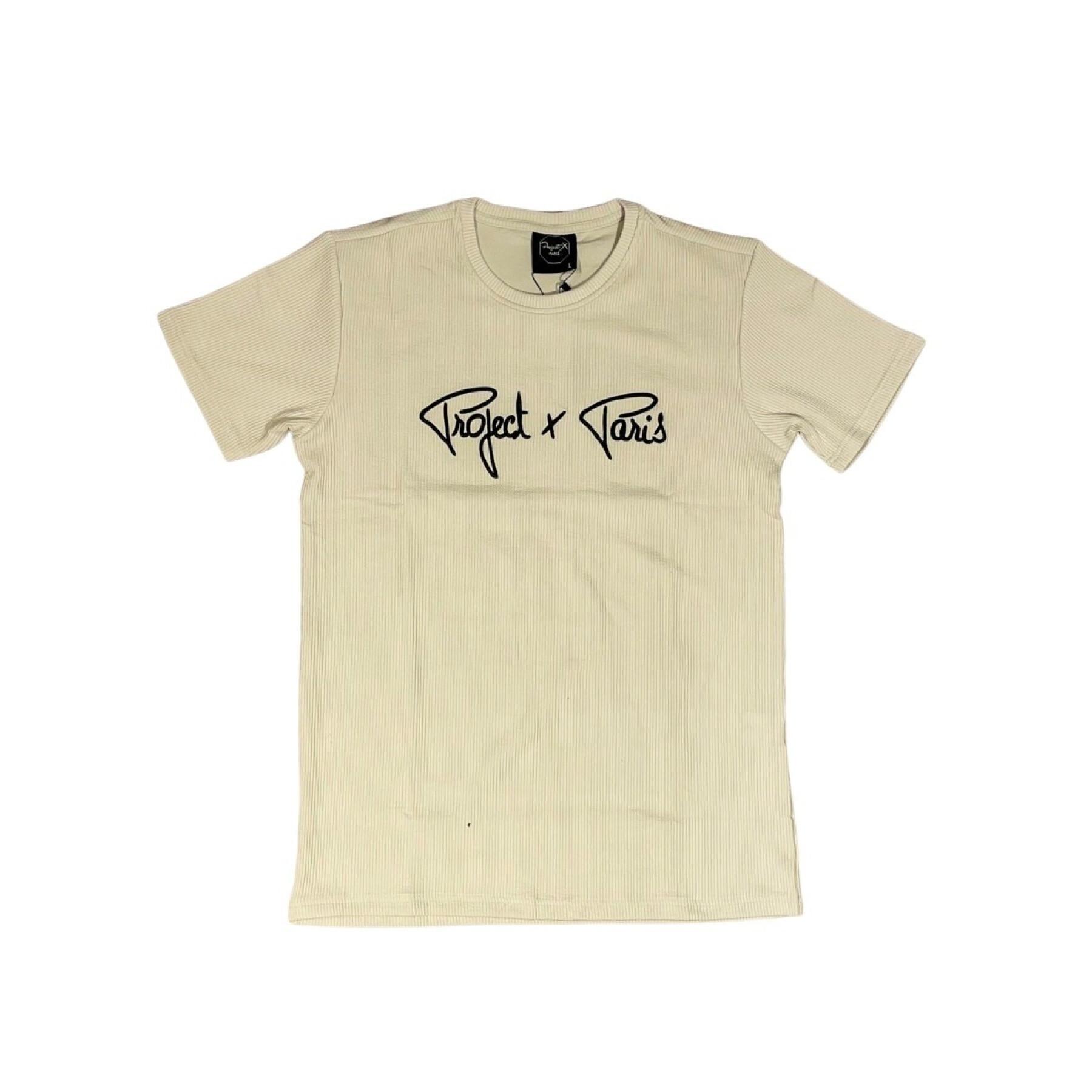 T-shirt com o logótipo waffle bordado Project X Paris Signature
