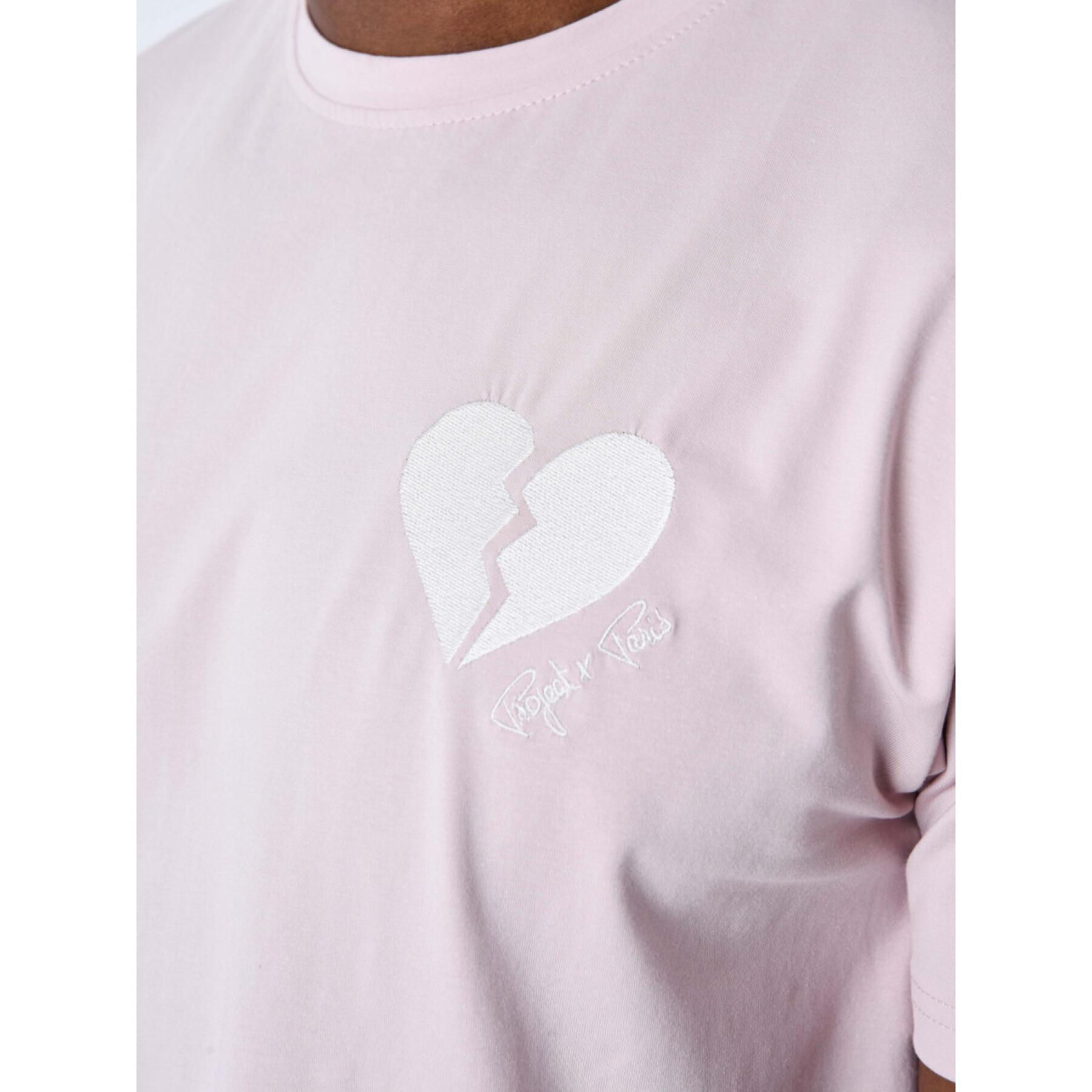 T-shirt coração partido Project X Paris
