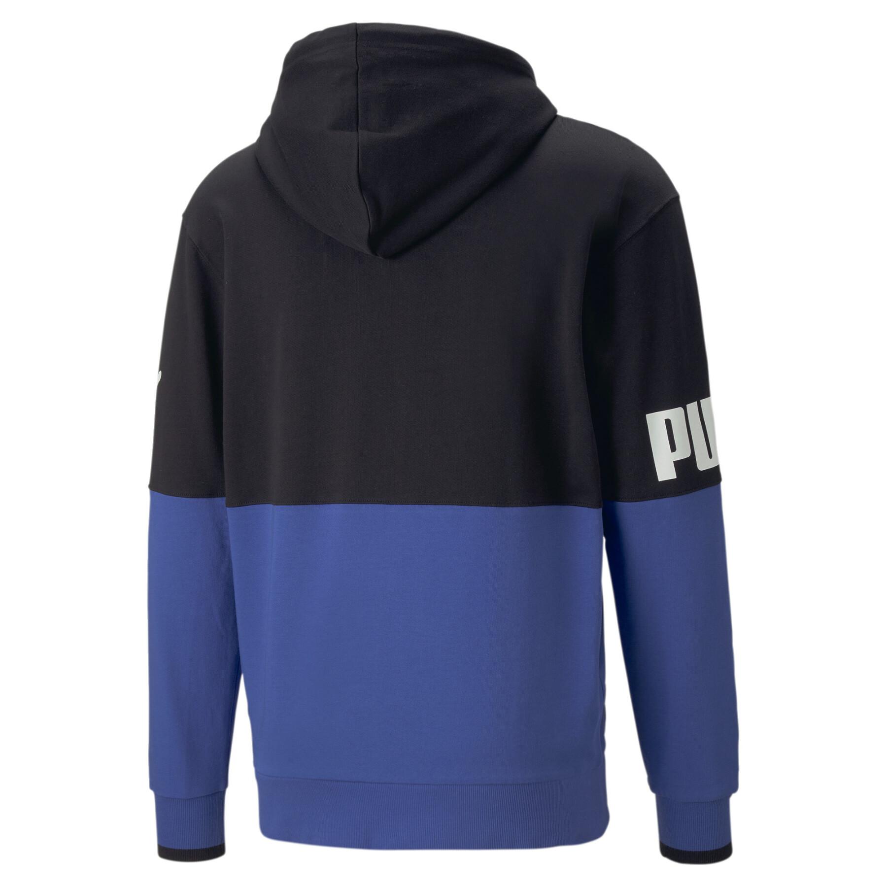 Sweatshirt com capuz zipado Puma Power Colorblock