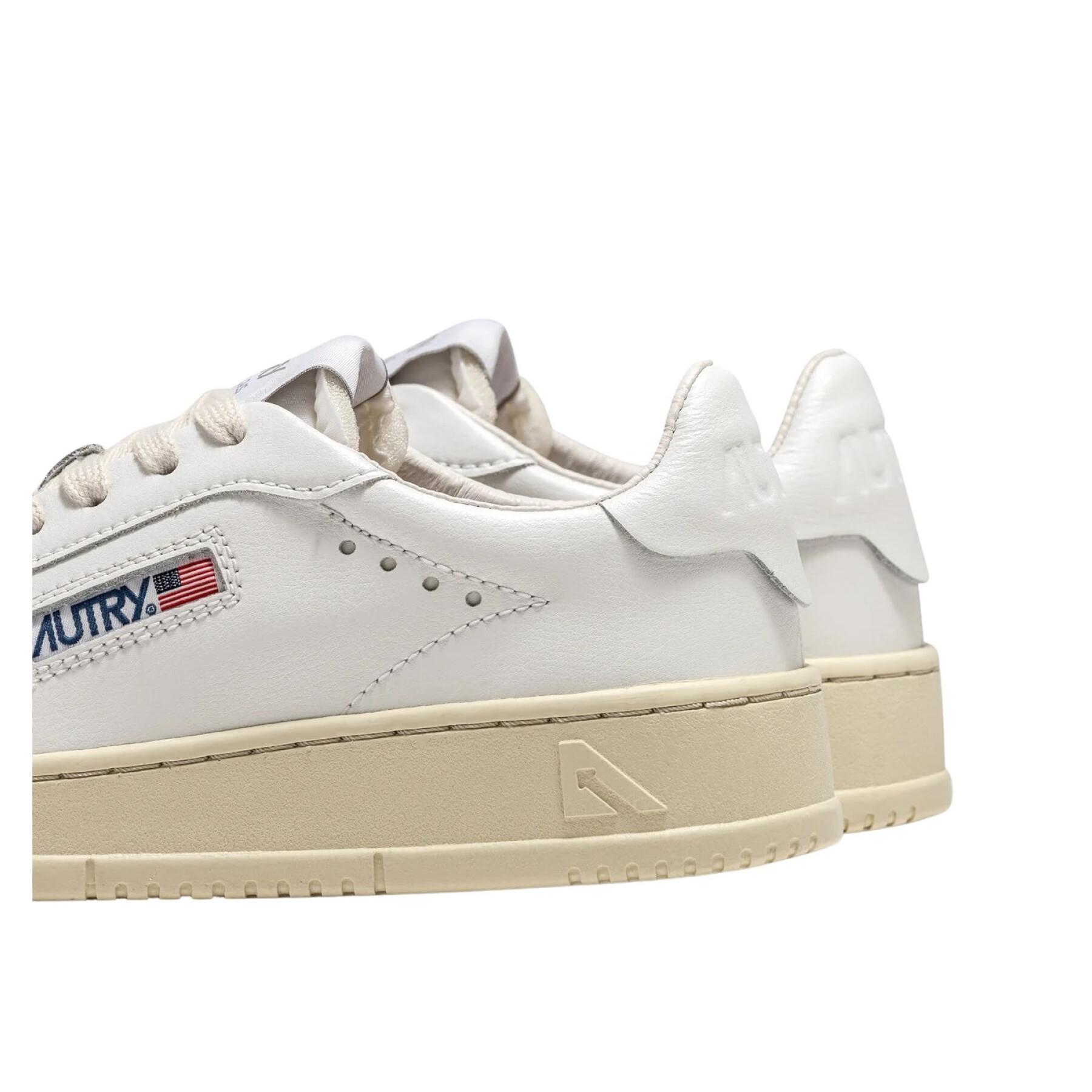 Formadores Autry Dallas Low Leather/Leather White/White NW01