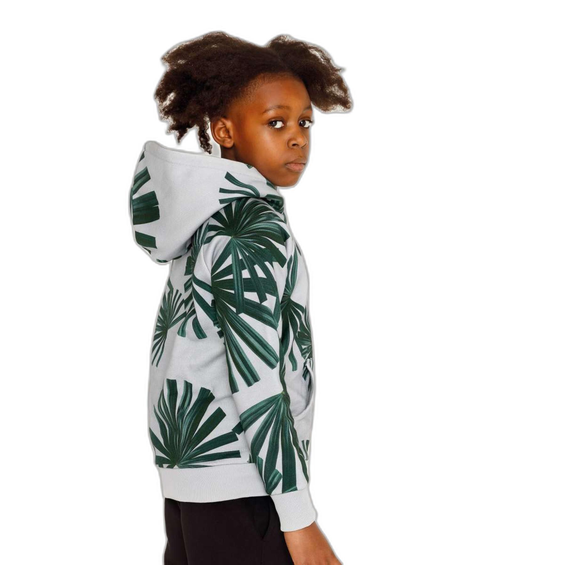 Sweatshirt camisola de criança Snurk Fan Palm Gots