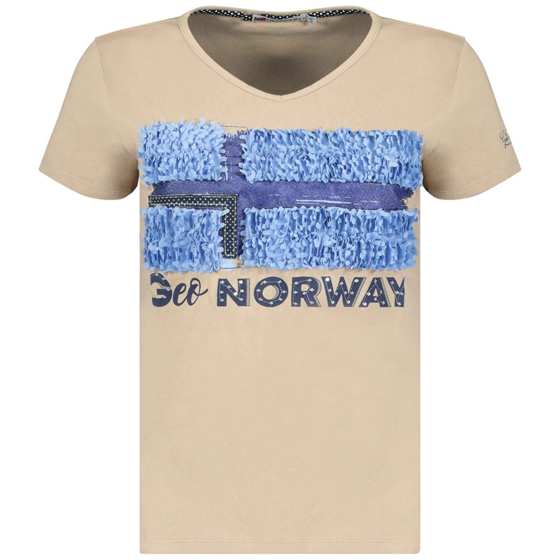 Camiseta feminina Geographical Norway Jarine Db Eo
