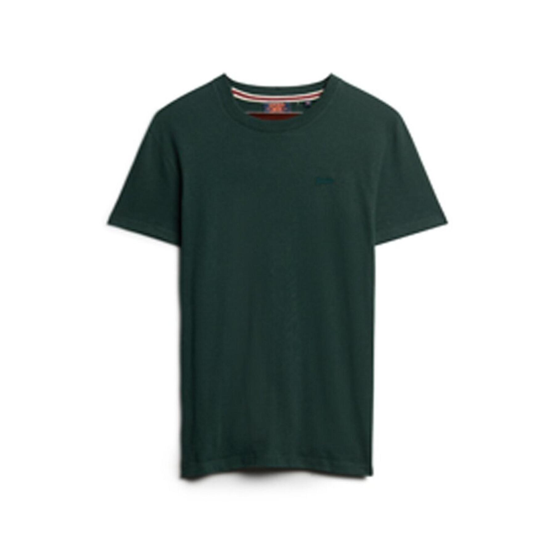 T-shirt em algodão orgânico Superdry Essential logo