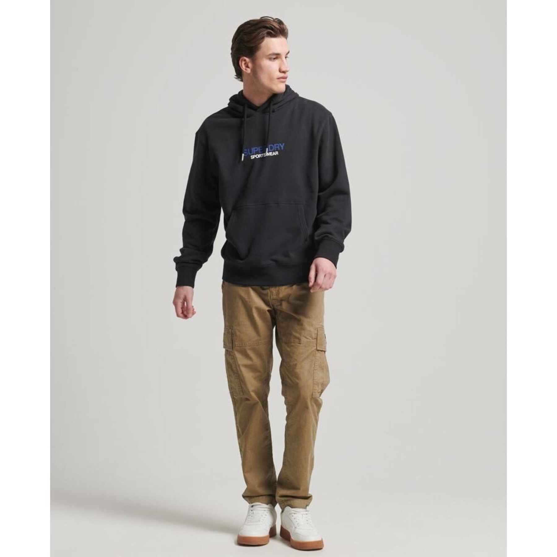 Sweatshirt com capuz de ajuste largo Superdry Sportswear