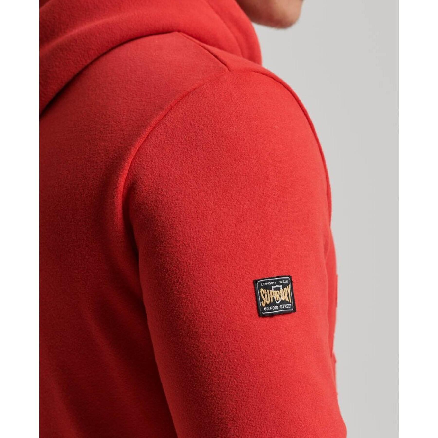 Sweatshirt com capuz e logótipo em relevo Superdry Vintage
