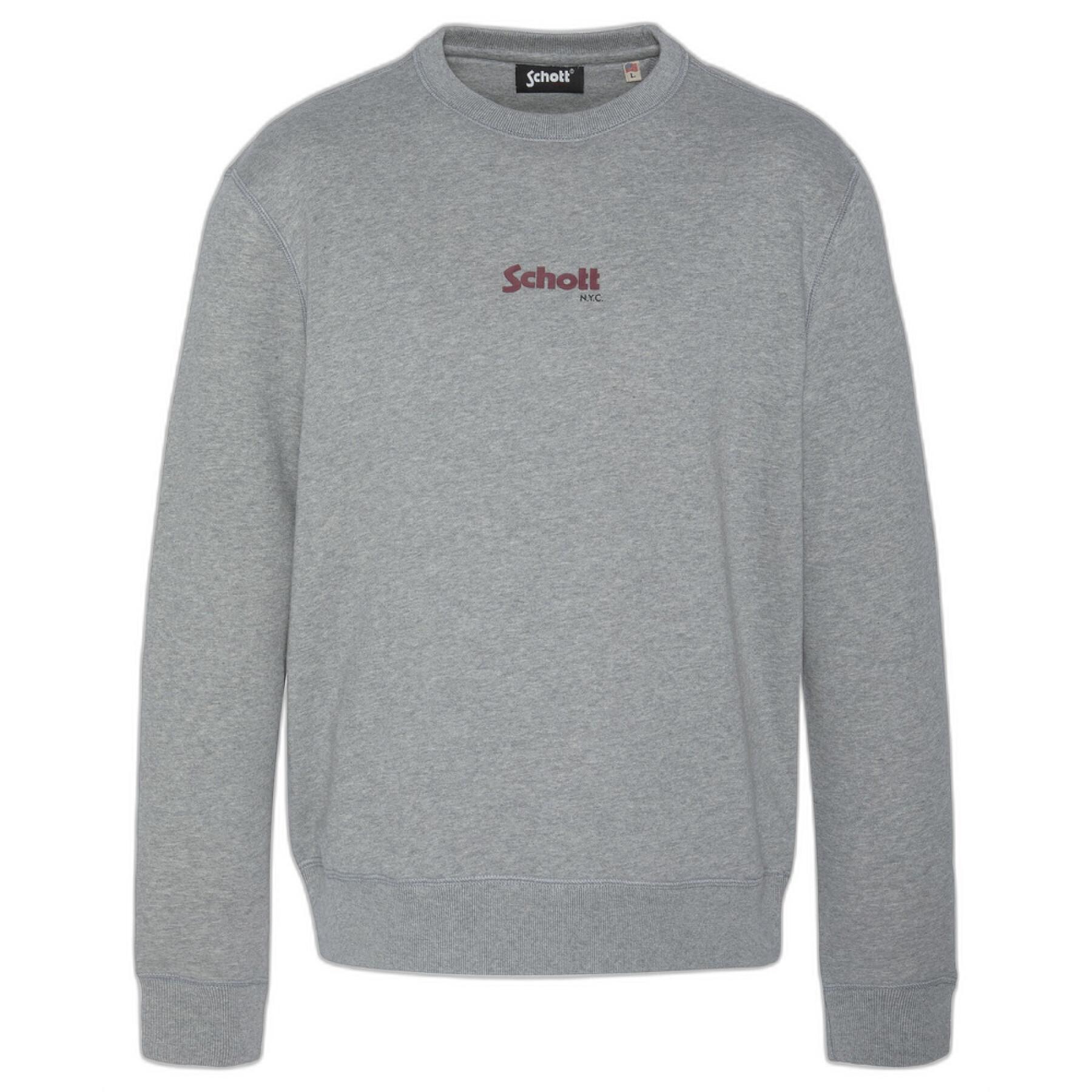 Sweatshirt rdc baú pequeno logotipo Schott
