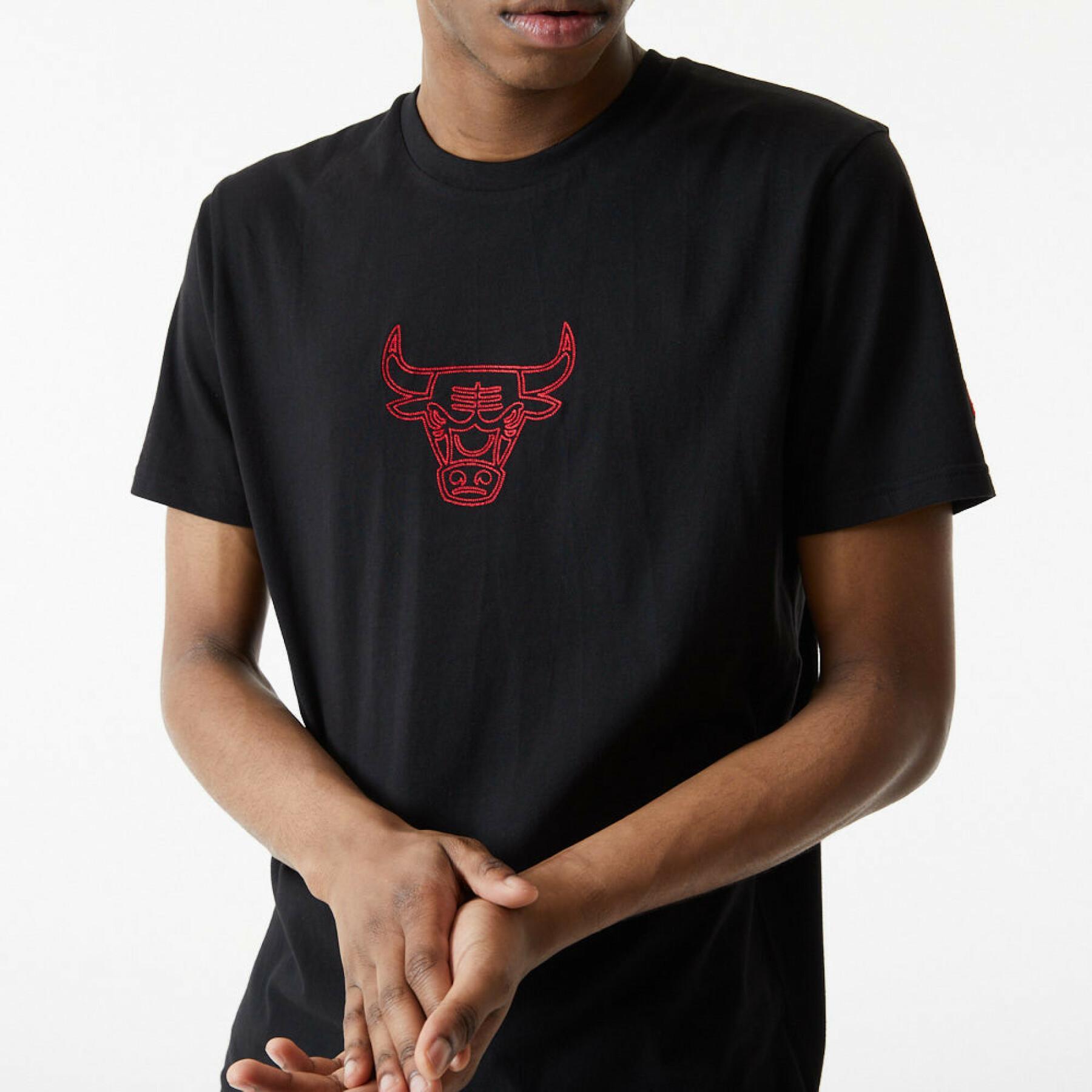 T-shirt New Era Chain Stitches Chicago Bulls