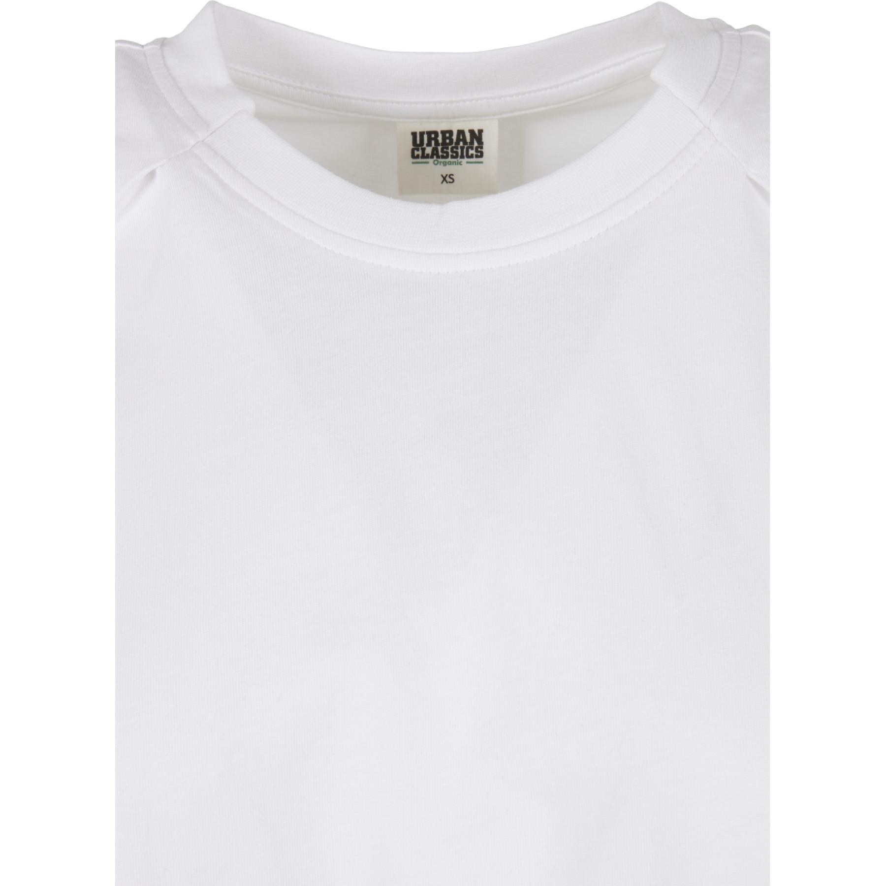 T-shirt mulher Urban Classics organic oversized pleat-tamanhos grandes