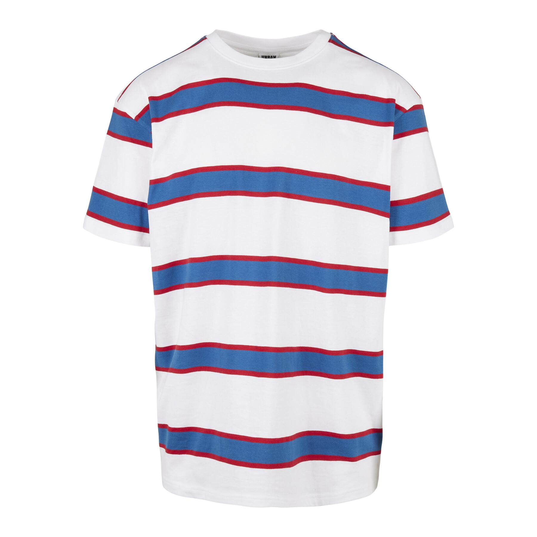 T-shirt Urban Classics light stripe oversize
