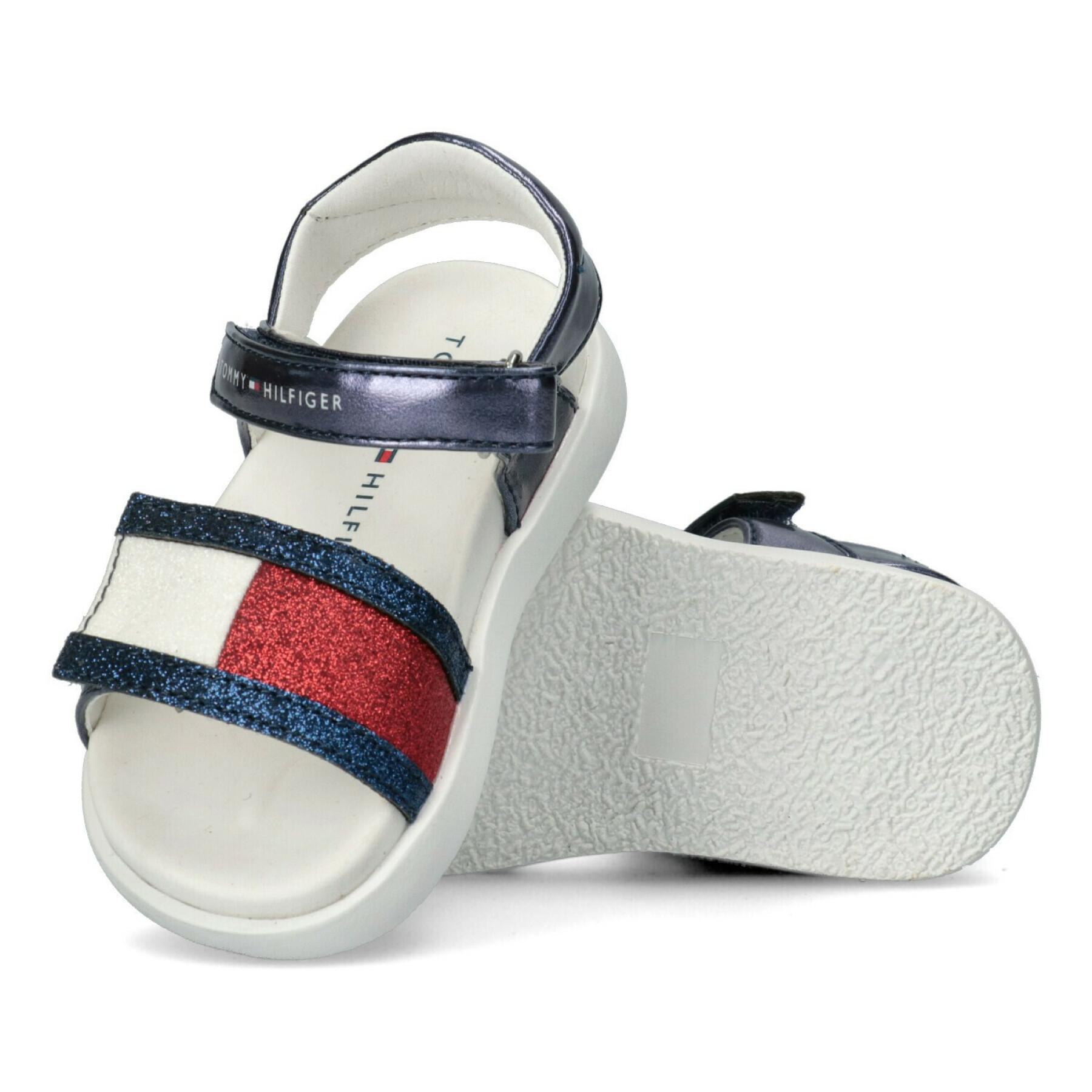 Sandálias para bebés de velcro Tommy Hilfiger