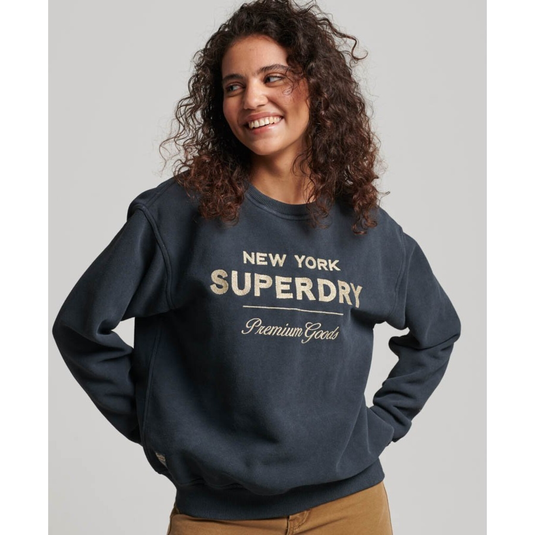 Camisola para mulher Superdry Luxe Metallic