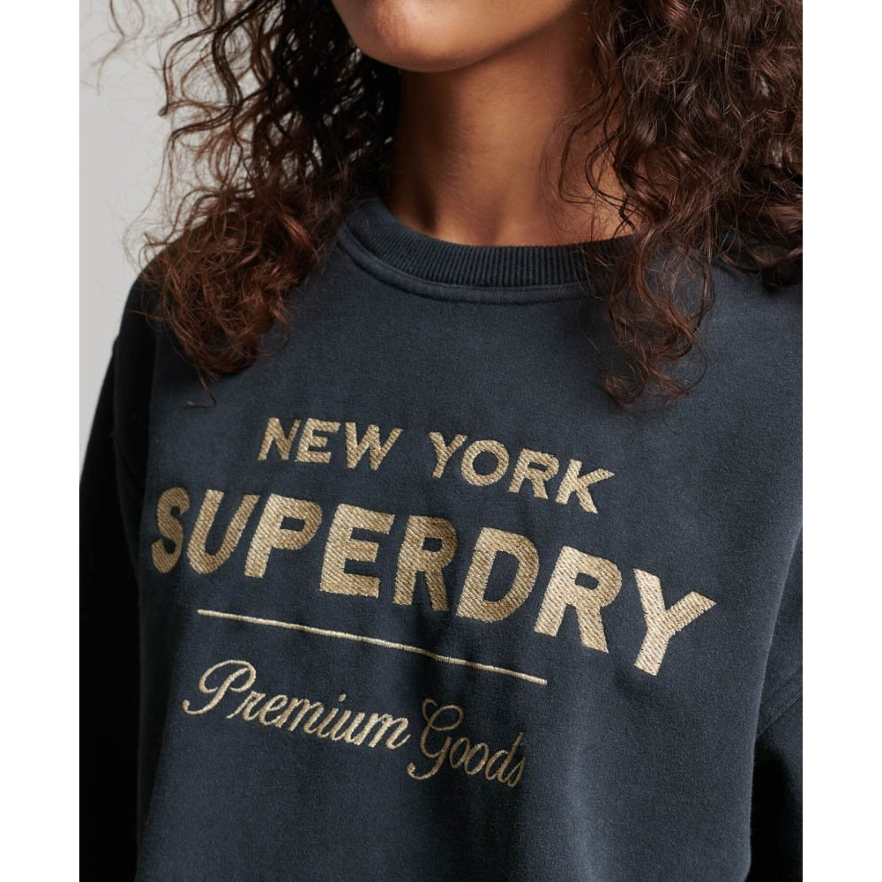 Camisola para mulher Superdry Luxe Metallic