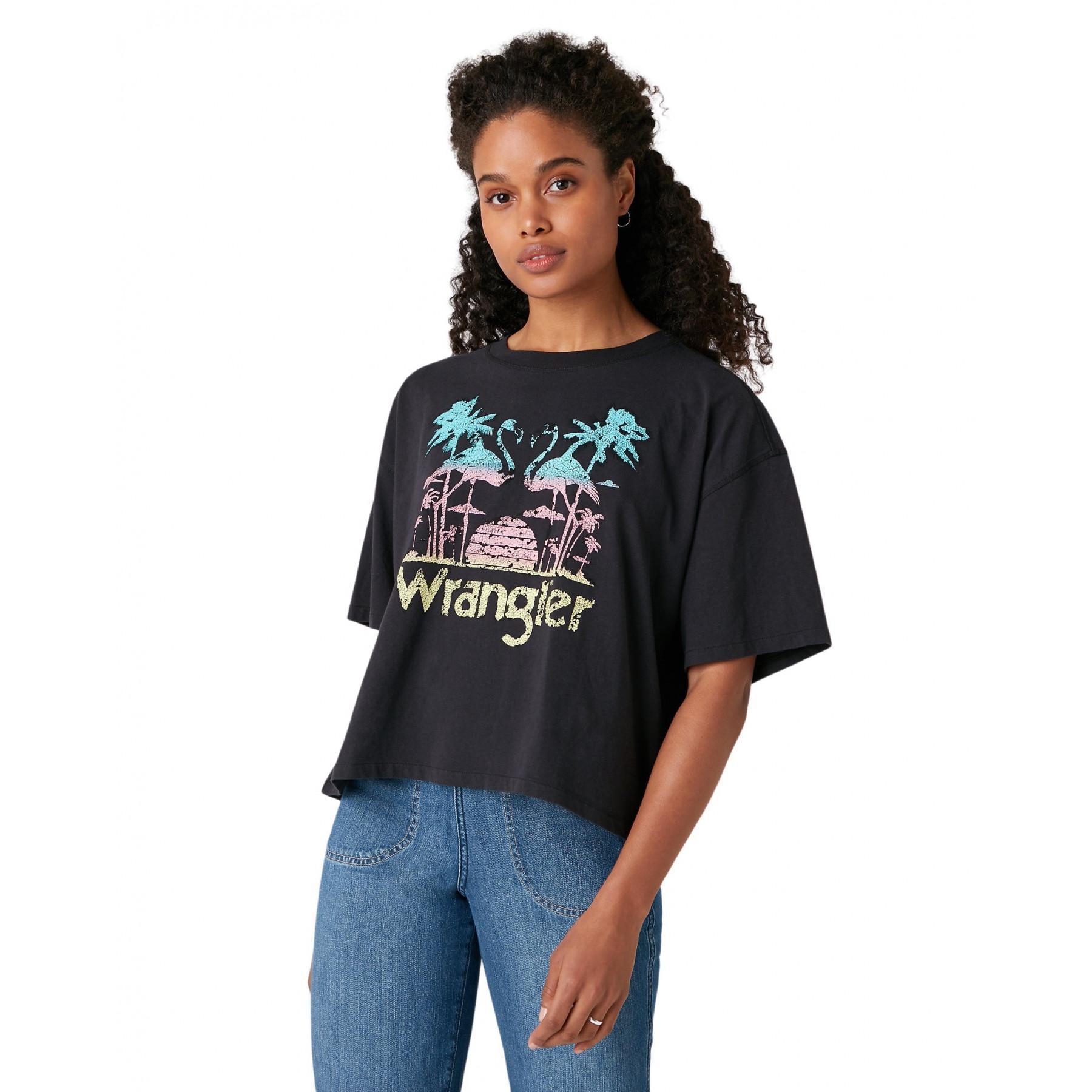 T-shirt mulher Wrangler Boxy