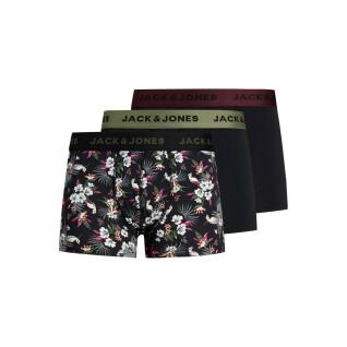 Conjunto de 3 boxers Jack & Jones Flower Microfiber