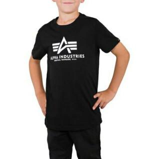 T-shirt de criança Alpha Industries Basic Reflective Print
