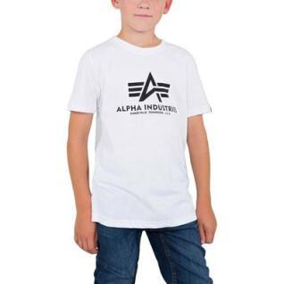 T-shirt de criança Alpha Industries Basic Reflective Print