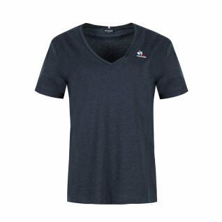Camiseta feminina Le Coq Sportif Saison Col V N°1