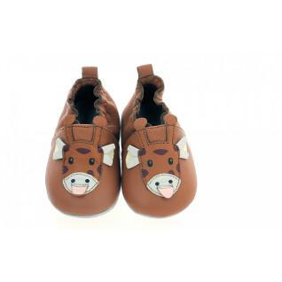 Sapatos de bebê Robeez Cute Girafon