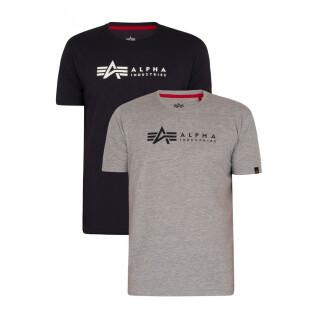 Camisola Alpha Industries Label T 2 Pack