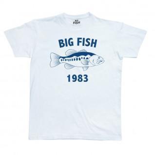 T-shirt Black Bass Logo Big Fish