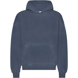 Sweatshirt com capuz de grandes dimensões Colorful Standard Organic Neptune Blue