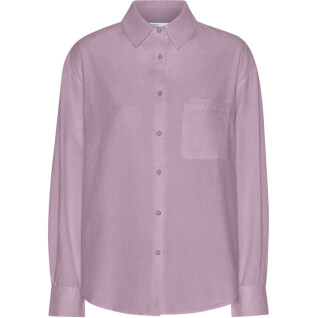 Camisa oversize para mulher Colorful Standard Organic Pearly Purple