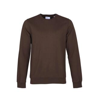 Sweatshirt pescoço redondo Colorful Standard Classic Organic coffee brown