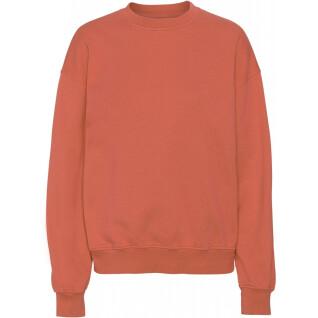 Sweatshirt pescoço redondo Colorful Standard Organic oversized dark amber
