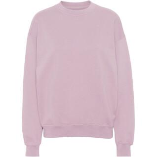 Sweatshirt pescoço redondo Colorful Standard Organic oversized faded pink