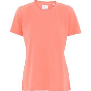 Camiseta feminina Colorful Standard Light Organic bright coral