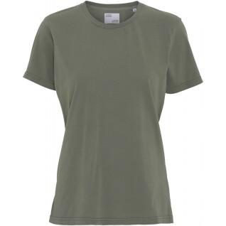 Camiseta feminina Colorful Standard Light Organic dusty olive