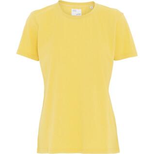 Camiseta feminina Colorful Standard Light Organic lemon yellow